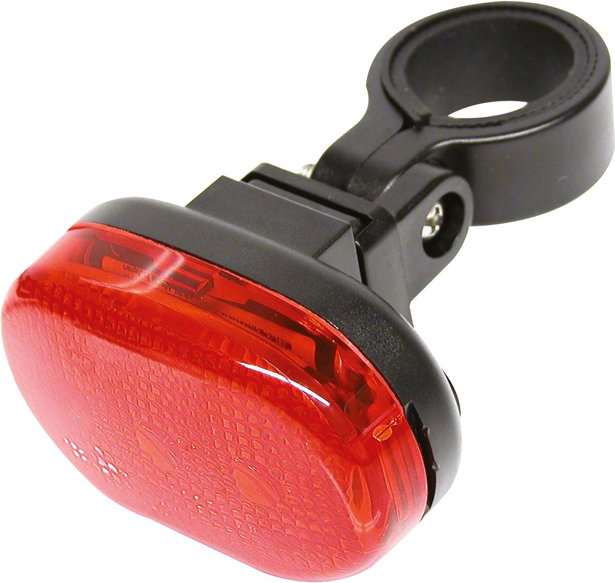 Dresco Fahrradrücklicht 3 LEDs | Fahrradbeleuchtung LED | Rücklicht mit Batterie und Blinklicht