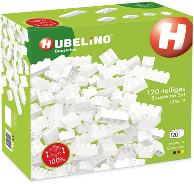 Hubelino -Bausteine ​​weiß, 120dlg.