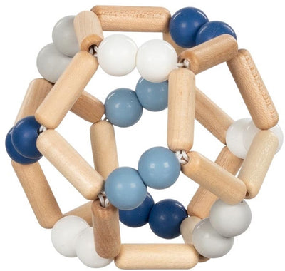 Goki hölzerne Gummi -Gummibugel Blau