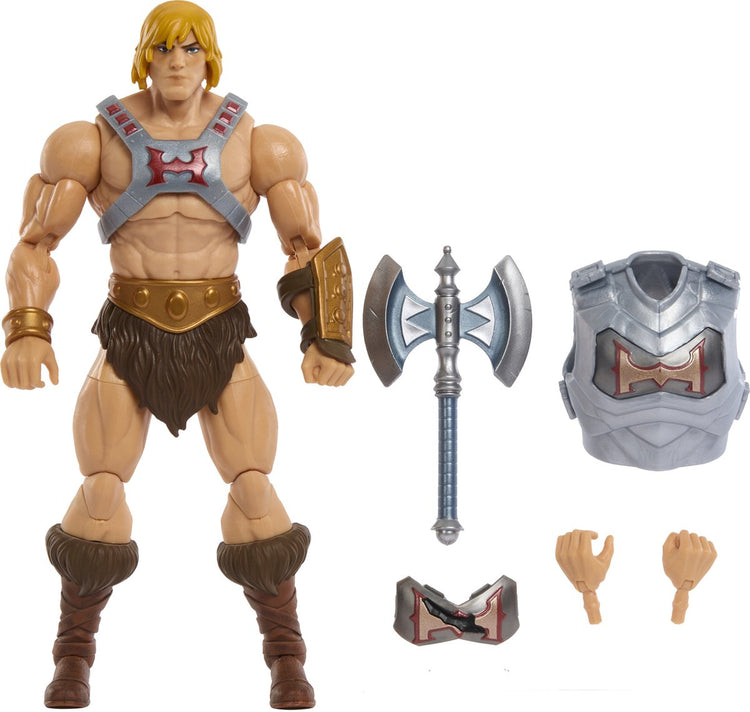 Mattel Masters of the Universe: Revolution Masterverse Actionfigur Battle Armor He-Man 18 cm große Actionfigur
