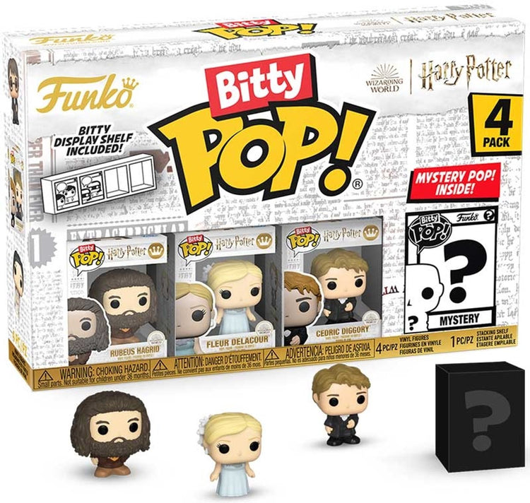 Funko Harry Potter und der Feuerkelch Bitty Pop! Vinylfigur 4er-Pack Hagrid 2,5 cm Minifigur - 2 cm