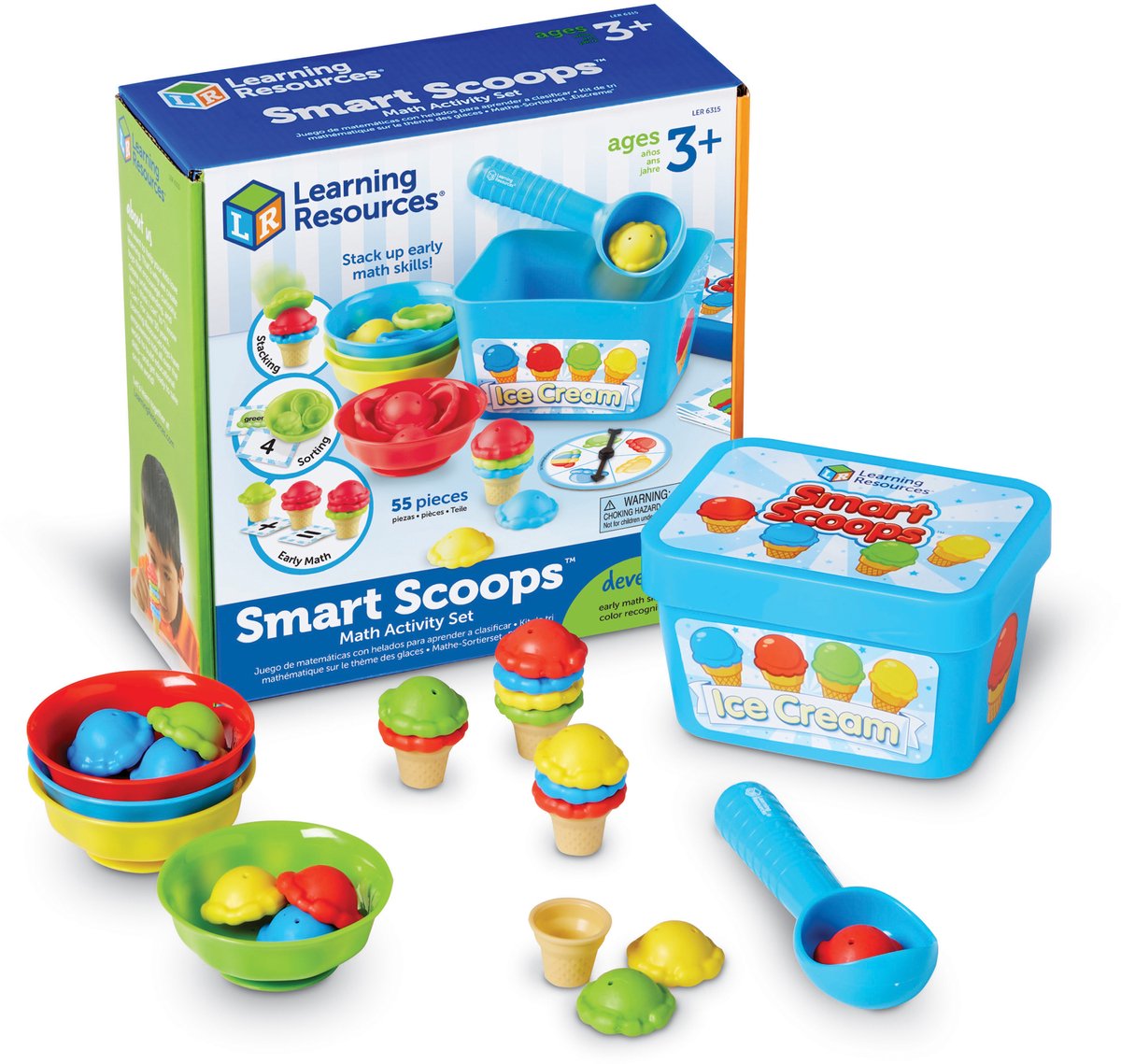 Lernressourcen Smart Scoops™ Mathe-Aktivitätsset – 1+