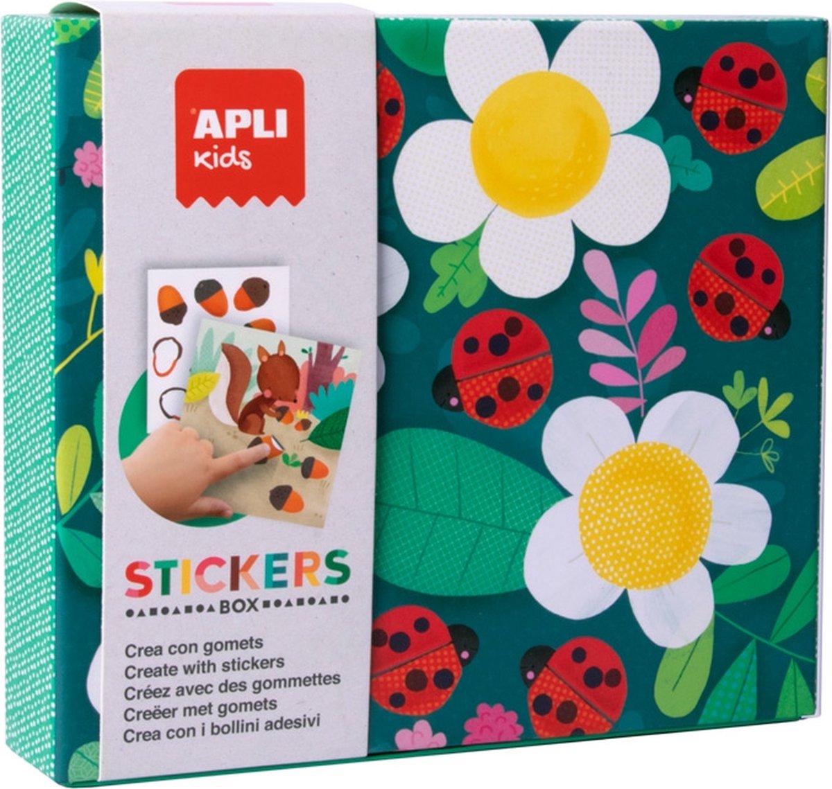 Apli Kinder-Stickerspiel Marienkäfer