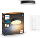 Philips Hue Enrave Deckenleuchte – warmes bis kaltweißes Licht – Schwarz – 26 cm – 1 Dimmschalter
