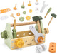 Vigatoys Viga Polarb Holz-Werkzeugkasten-Set – uni