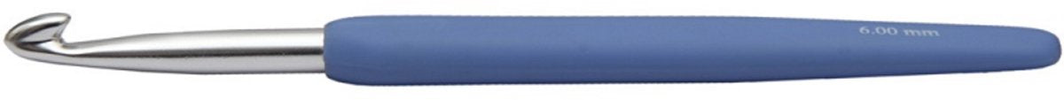 Creativ Company Häkelnadeln, Größe 6, L: 13,3 cm, Größe 6 mm, türkis, 1 Stück