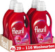 Fleuril Color - Flüssigwaschmittel - Buntwäsche - 4x29 Wäschen - Vorteilspack