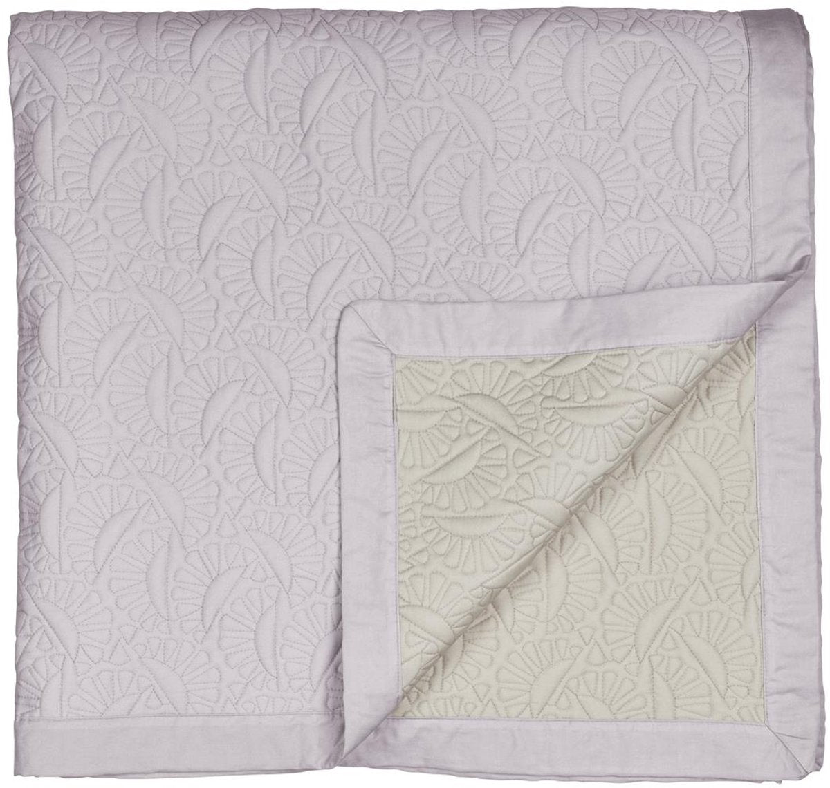 Moooi Woodblock-Käfer-Tagesdecke – 260 x 260 102 x 102 Zoll cm – Kaschmir