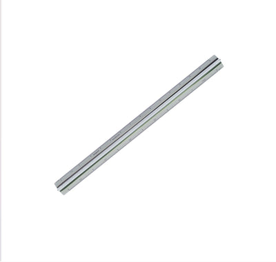 Kangaro architektonischer Maßstabsstab – 30 cm – Aluminium – Maßstab 1:2,5 5 10 20 50 100 – k-760331