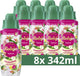 Robijn – Wäscheparfüm – tropisch – bis zu 15 x mehr Duft als bei alleiniger Verwendung von Waschmittel – 8 Flaschen x 342 ml