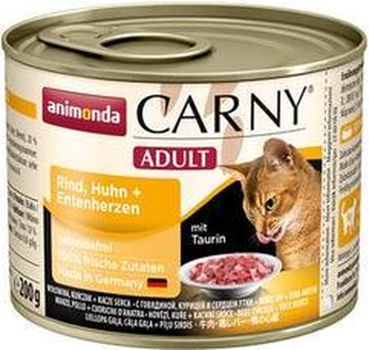 Carny Animonda Adult – Rindfleisch mit Huhn und Ente – 200 g