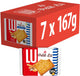 Lu Petit Beurre Kekse Butterkekse Meersalz 7 x 167g (20 x 8,3g) - Butterkekse - Knusperkekse - Kekse für unterwegs - Kaffee - Tee - Arbeit - Brühe