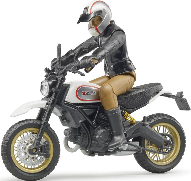 Bruder Motor Ducati Wüste mit Fahrer