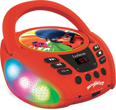 Lexibook Miraculous Bluetooth-CD-Player mit Beleuchtung