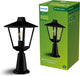 Philips LED Philips Kinno Sockelleuchte – Außenleuchte – Schwarz – E27-Fassung – maximal 25 W – wetterfest; IP44
