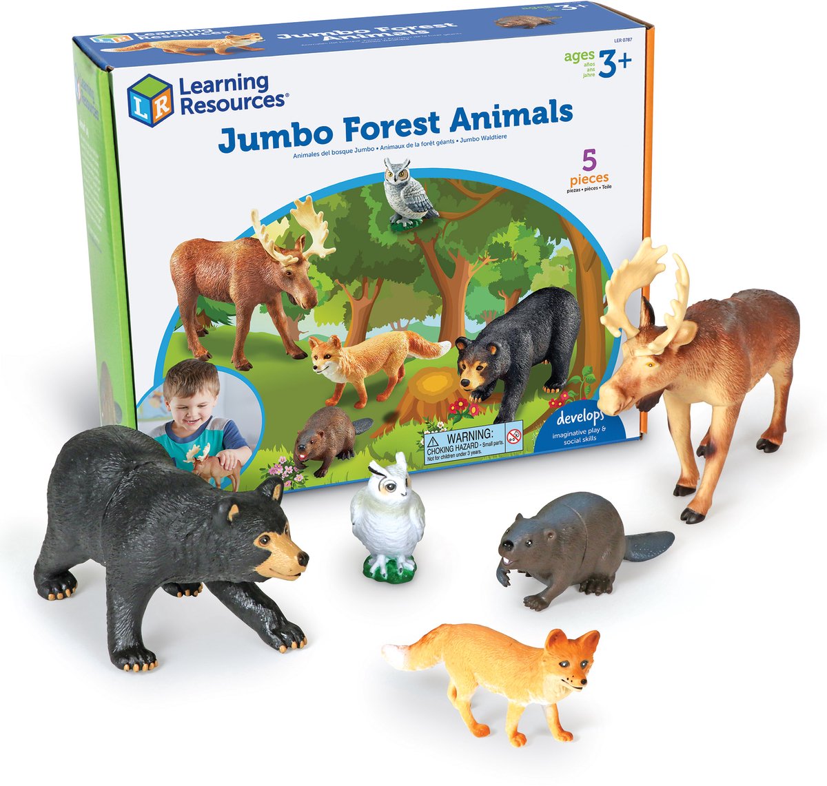 Lernressourcen Jumbo-Waldtiere – 3+