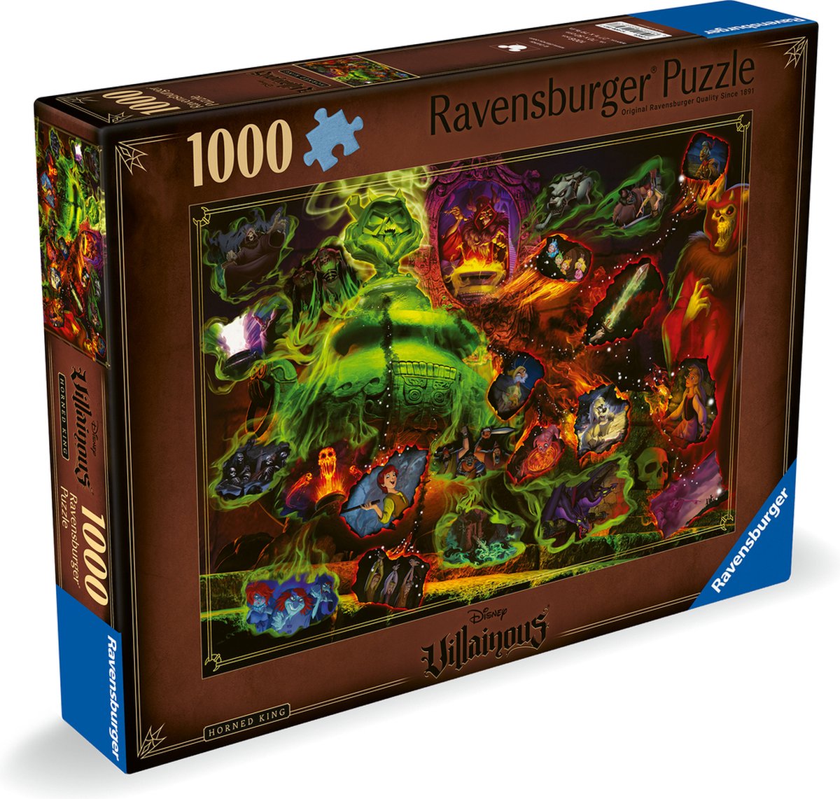 Ravensburger Puzzle Disney Villainous: Gehörnter König – Puzzle – 1000 Teile