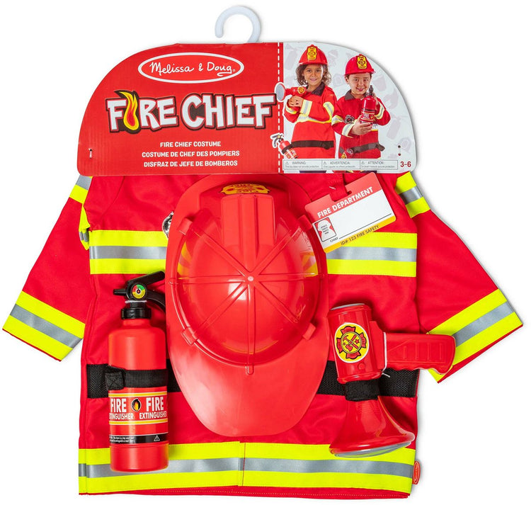 Melissa Doug Fire Chief Rollenspiel-Kostümset