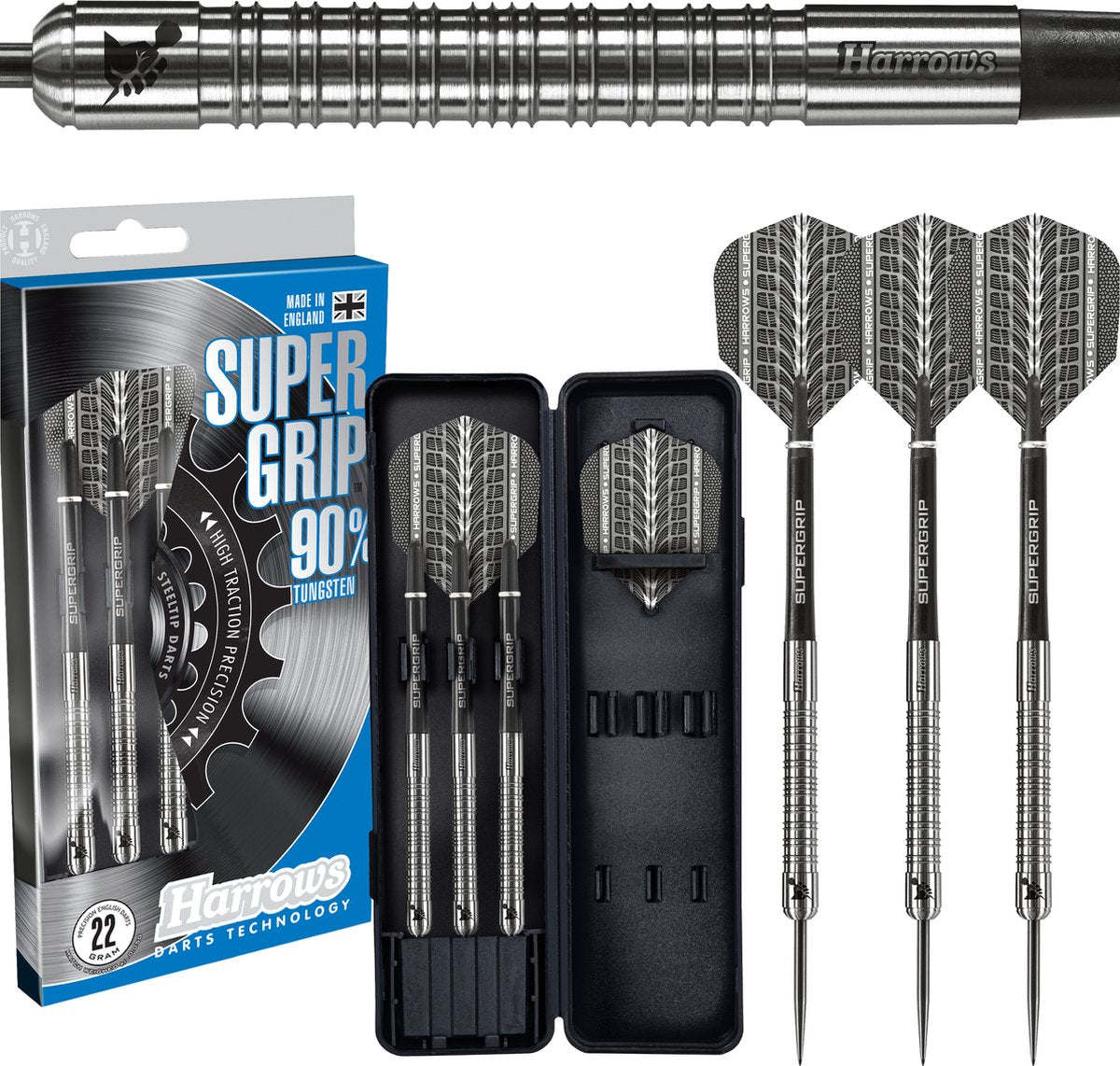 Harrows Super Grip 90% Wolfram 21gr