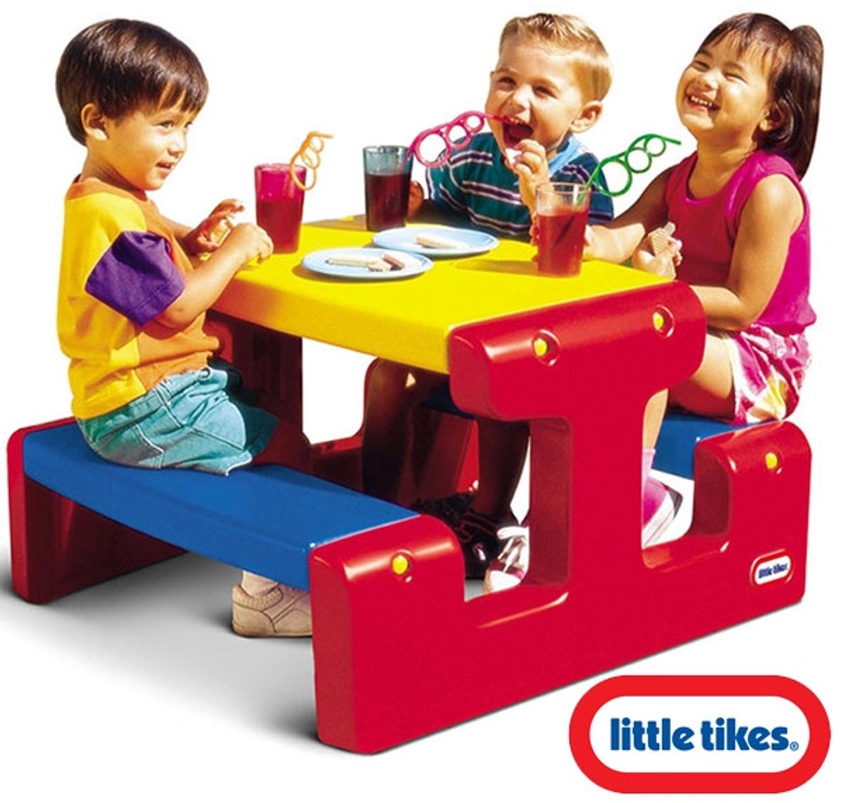 Little Tikes Junior Primary Picknicktisch – Spieltisch
