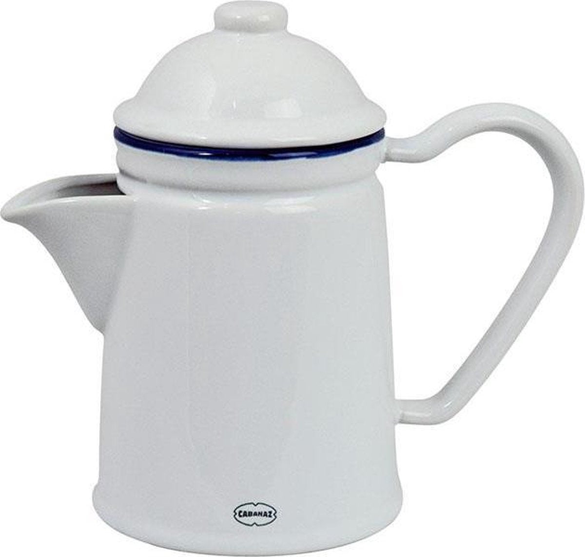 Cabanaz - Krug, Keramik, Tee-Kaffeekanne, 600 ml, weiß