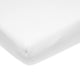 Meyco Baby Uni Molton Stretch Spannbettlaken für Kinderbett – weiß – 60 x 120 cm