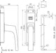 Nemef Türbeschlag 7 l1500 mm