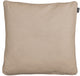 Glimmerdekorationen Como Outdoor-Kissen beige – L45xB45xH10cm