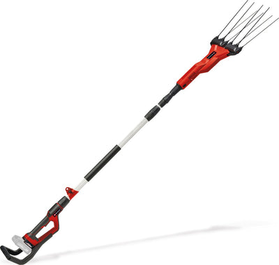 Einhell Akku Oliven-Obsternterechen GE-FS 18 53 Li Solo - Power X-Change - 18 V Li-Ion - Arbeitsbreite: 28-53 cm - Führungsstiellänge: 92 - 182 cm - inkl. Tragegurt und Wandhalterung - exkl. Akku und Ladegerät
