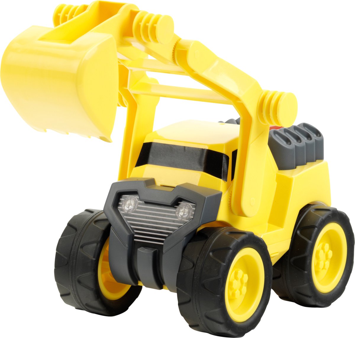 Klein Toys Motorbagger – 23x11x14,5 cm – Maßstab 1:24 – gelb schwarz