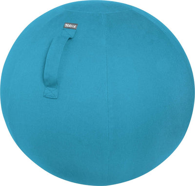Leitz ergo cosy active ergonomischer Sitzball – inklusive Handpumpe – ideal für das Homeoffice – serene blue