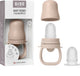 Bibs Babynahrungsspender mit 2 Silikonsaugern, geeignet für die Gefrierschublade, griffig, BPA-frei – ideal zum Zahnen und zur Selbsternährung, 4+ Monate – Rouge