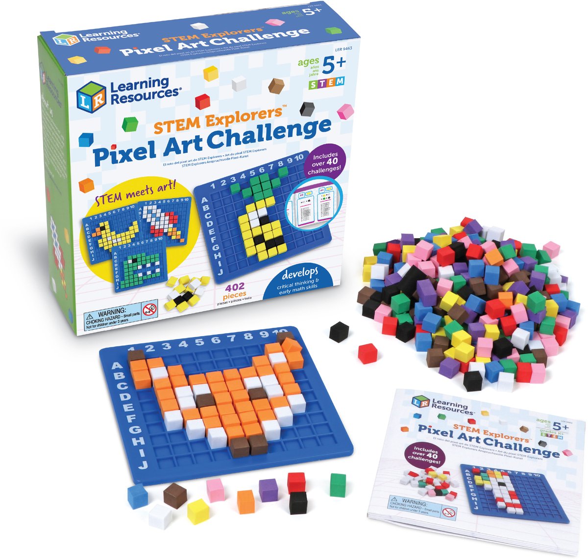 Lernressourcen: Stem Explorers™ Pixel Art Challenge – 3+