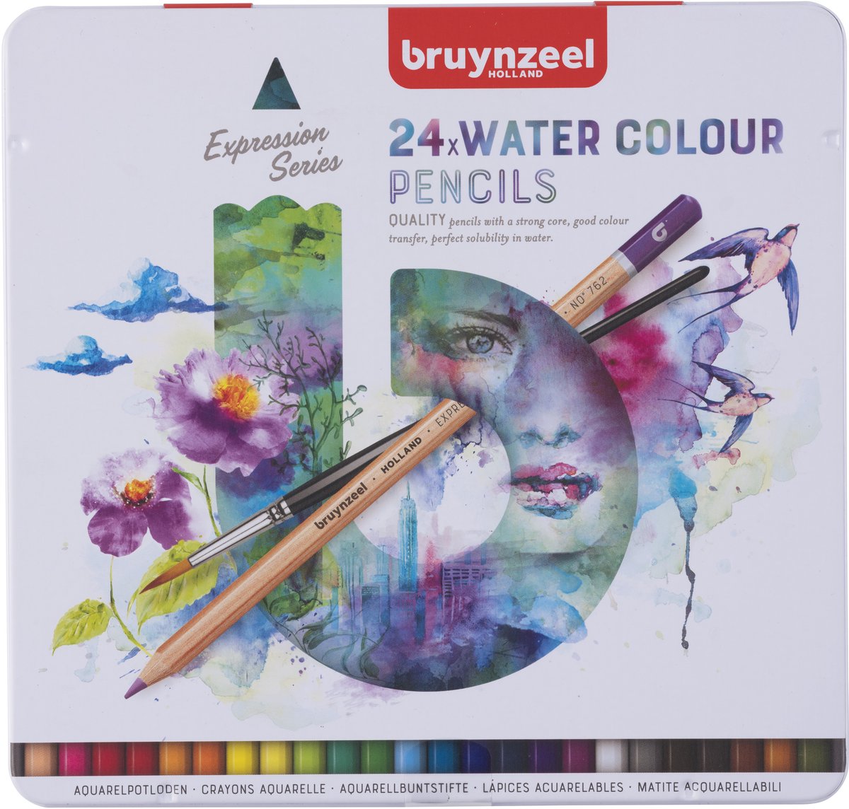 Bruynzeel Expression Aquarel Stifte Blik 24