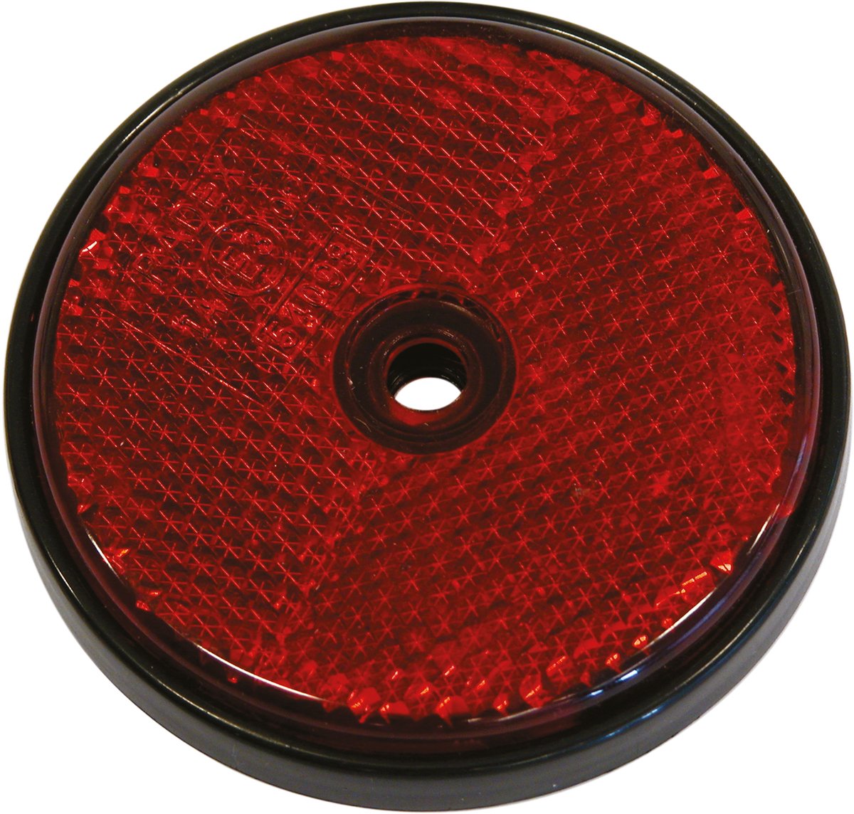 Carpoint-Reflektor rund 60 mm. rote Masse