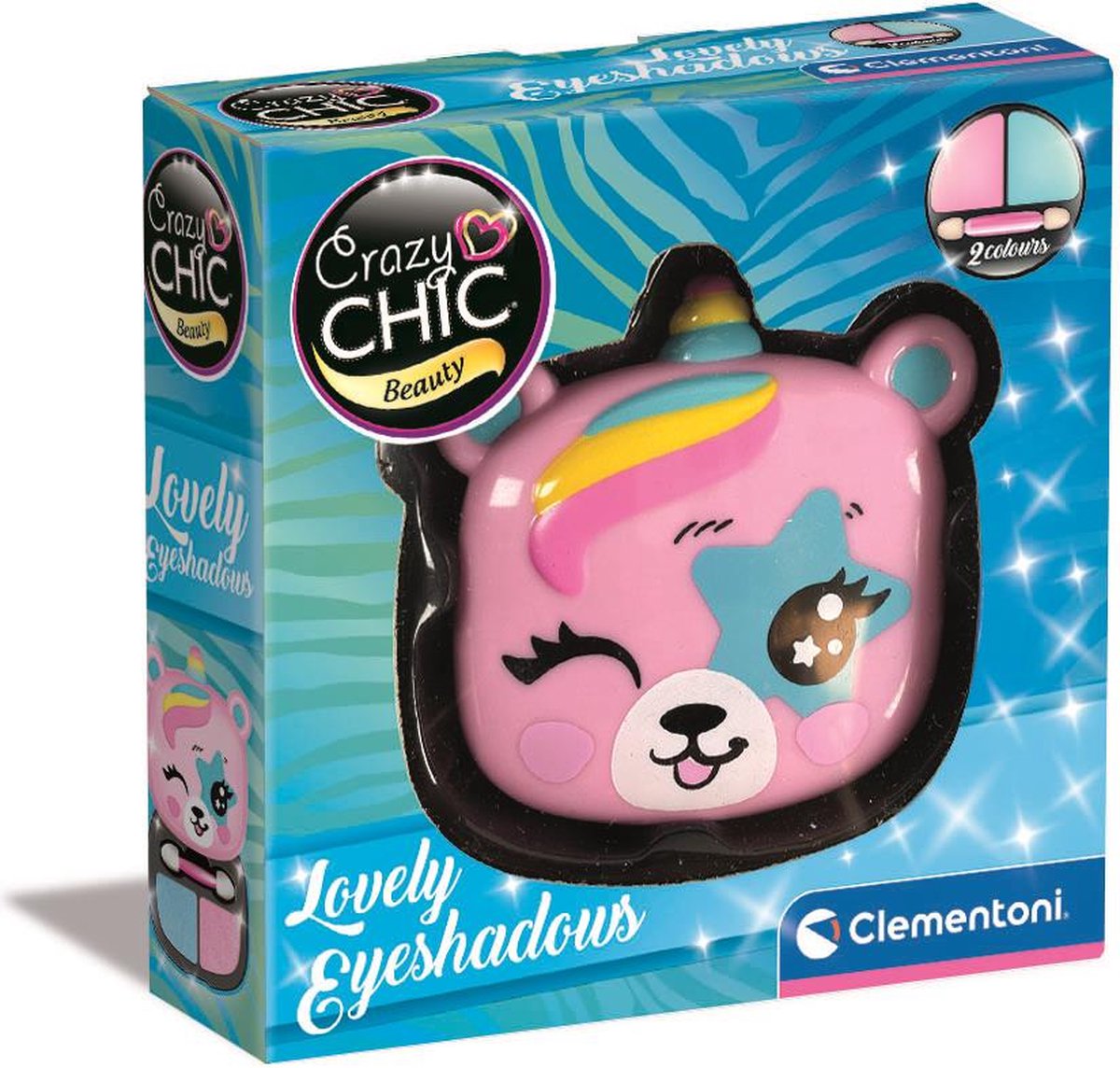 Clementoni Crazy Chic Lidschatten in Maskenschachtel Bär