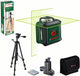 Bosch Universallevel 360 Premium-Set – 360°-Kreuzlinienlaser – inklusive Stativ – Universalklemme mm3 – Aufbewahrungskoffer – Batterien
