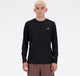 New Balance Sport Essential Langarm-Sportpullover für Herren – Schwarz