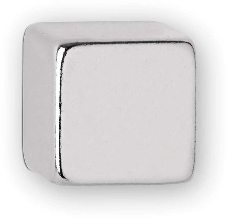 Maul Magnet Neodym - Würfel - Silber - Metall - 10 Stück - 1 x 1 x 1 cm