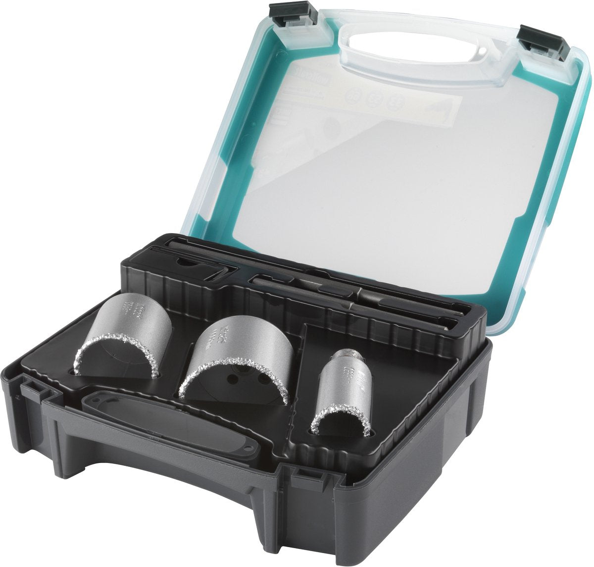 Wolfcraft – Lochsägen-Set für Mauerwerk, Fliesen und Stein – ø 33, 53, 68 mm – 1003000