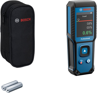 Bosch Blue GMM 1-15 Materialfeuchtemessgerät | 2x Batterie 1,5V LR6 (AA) + Aufbewahrungskoffer - 0601078200