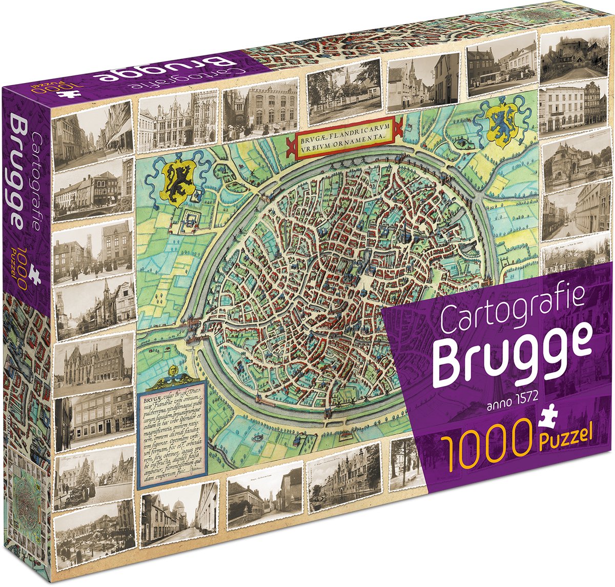 Tuckers lustige Fabrikkartographie Brügge (1000)