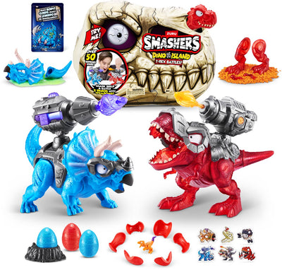 Zuru Smashers Zuru – Smashers – Dino Island Trex Battles – Spielfigur – rote Version