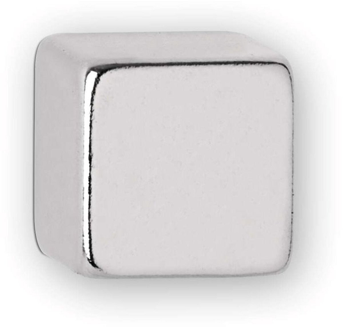 Maul Magnet Neodym - Würfel - Silber - Metall - 10 Stück - 1 x 1 x 1 cm