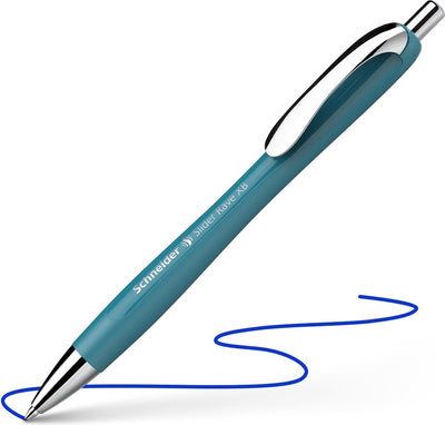 Schneider Schreibgeräte Schneider Kugelschreiber – Slider Rave – Feder XB – Blaugrün – S-132513