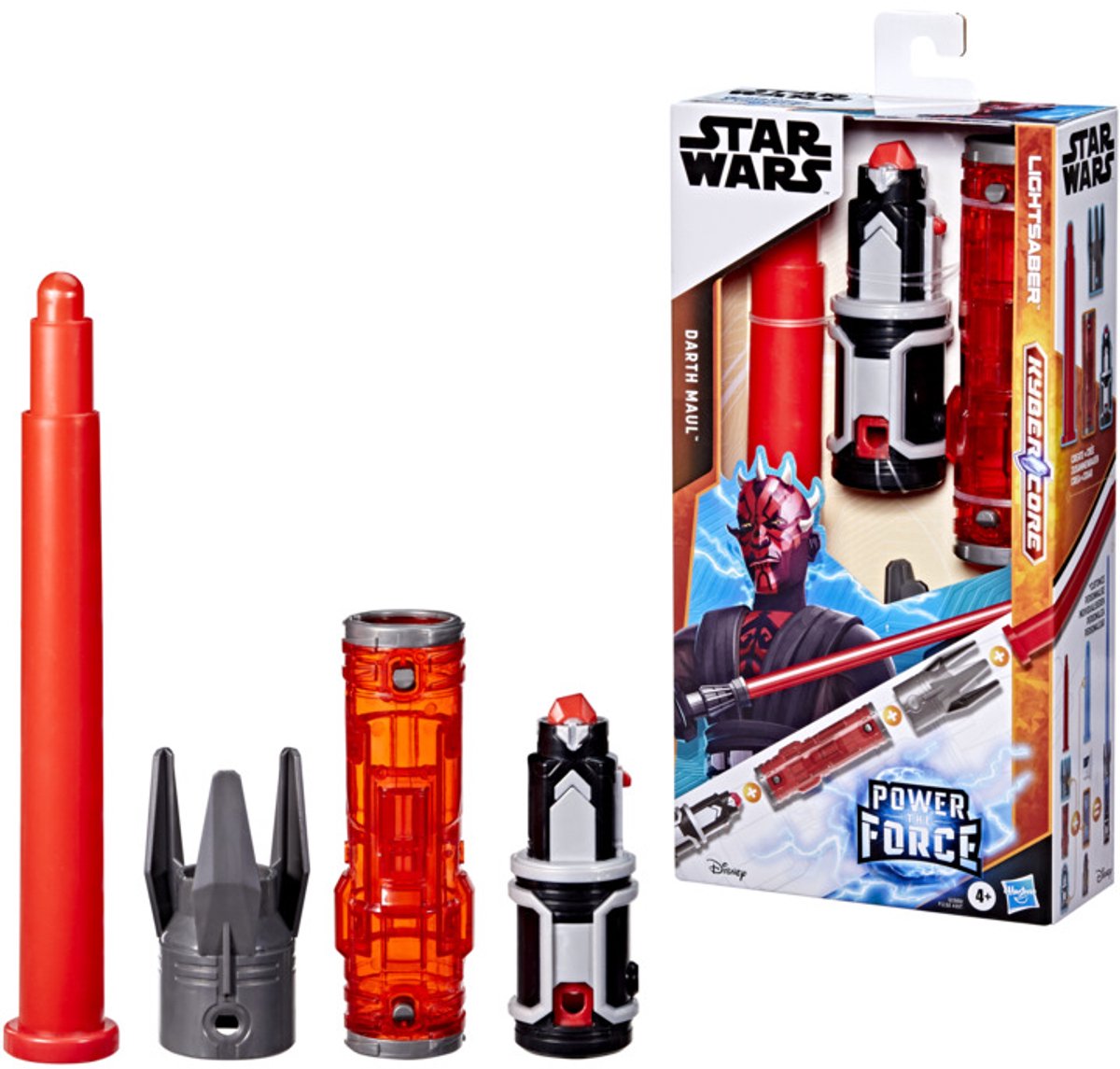 Star Wars Lichtschwert Forge Kyber Core Darth Maul, rotes anpassbares Lichtschwert