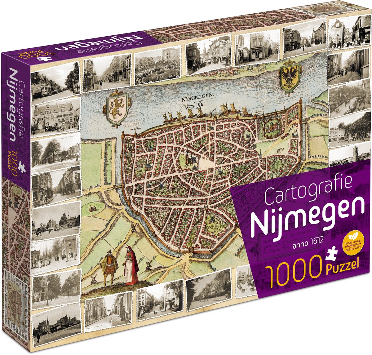 Tuckers lustige Fabrikkartografie Nijmegen (1000) – Puzzle