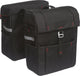Vigo Double - Sportliche Doppel-Fahrradtasche, schwarz