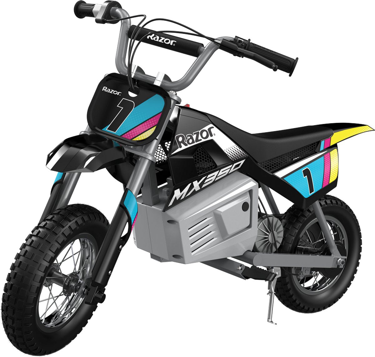 Step Electric Dirt Rocket MX350 – Schwarz + Aufkleber-Set (Lithium) Rasierer (15173806)
