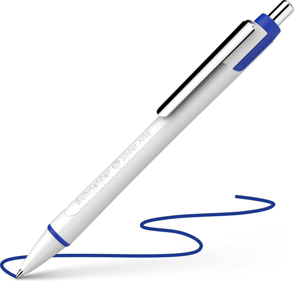 Schneider Schreibgeräte Schneider Kugelschreiber – Slider Xite – 0,6 mm – Blau – 10 Stück – S-133203-10